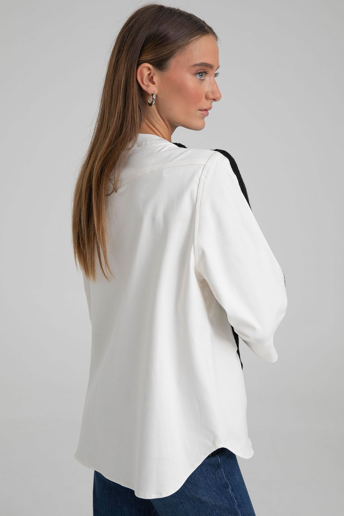 Semicouture Triko Detaylı Gömlek-Libas Trendy Fashion Store