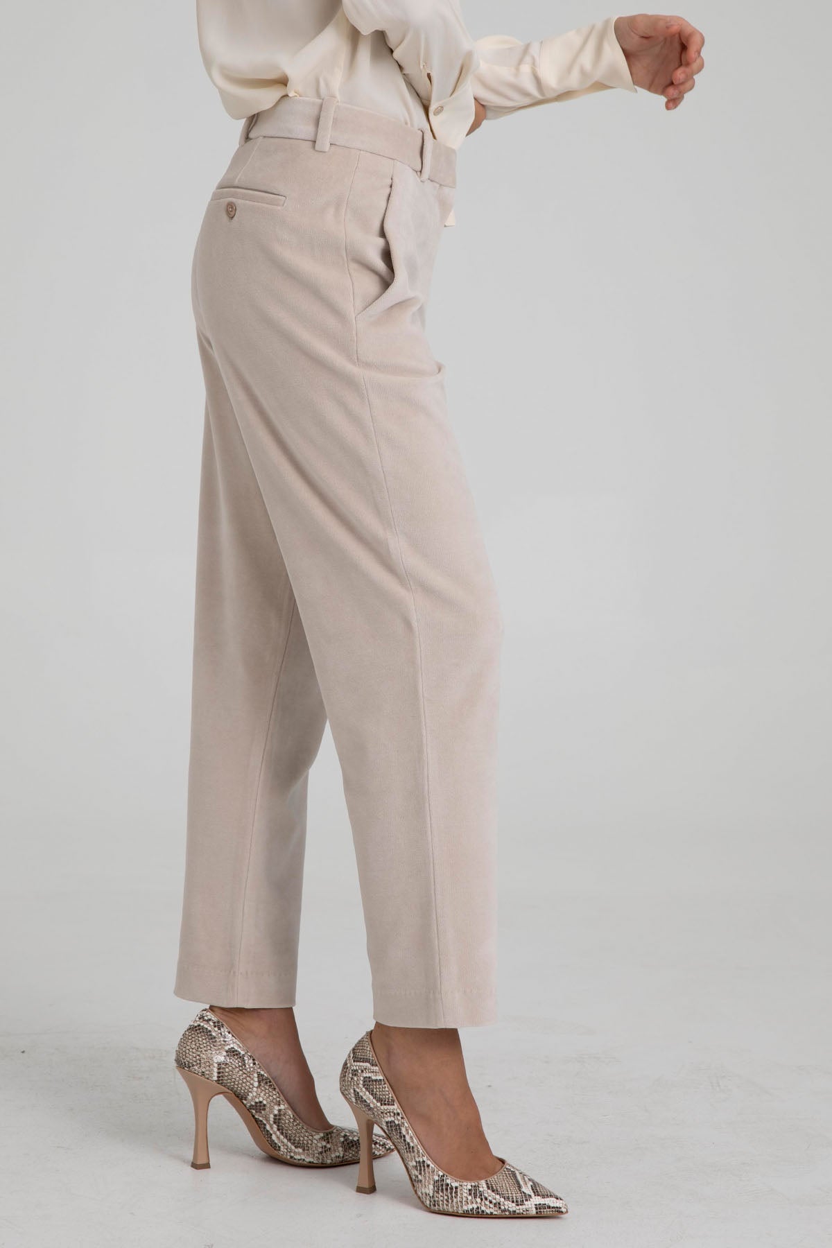 Circolo Yandan Cepli Kadife Pantolon-Libas Trendy Fashion Store