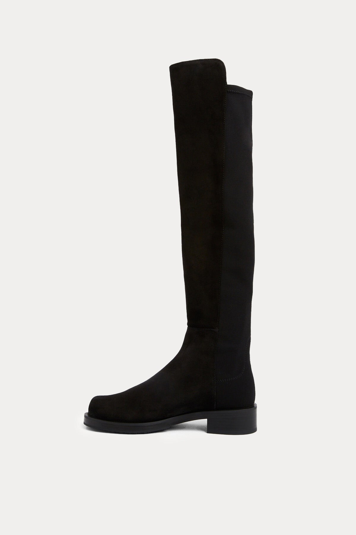 Stuart Weitzman Neopren Detaylı Süet Çizme-Libas Trendy Fashion Store