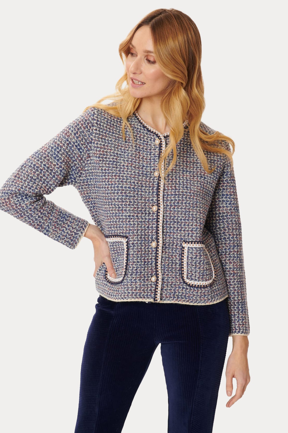 Rene Derhy Leopoldine Örgü Triko Ceket-Libas Trendy Fashion Store