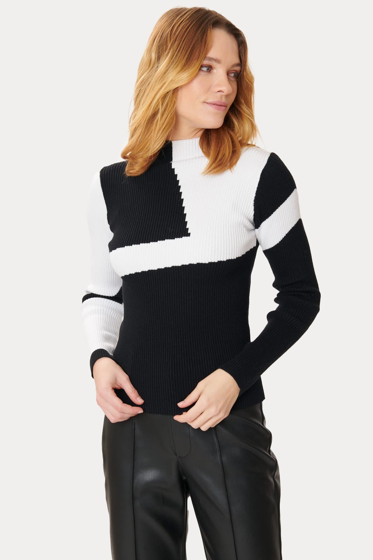 Rene Derhy Jezabel Yarım Balıkçı Yaka Örgü Triko-Libas Trendy Fashion Store