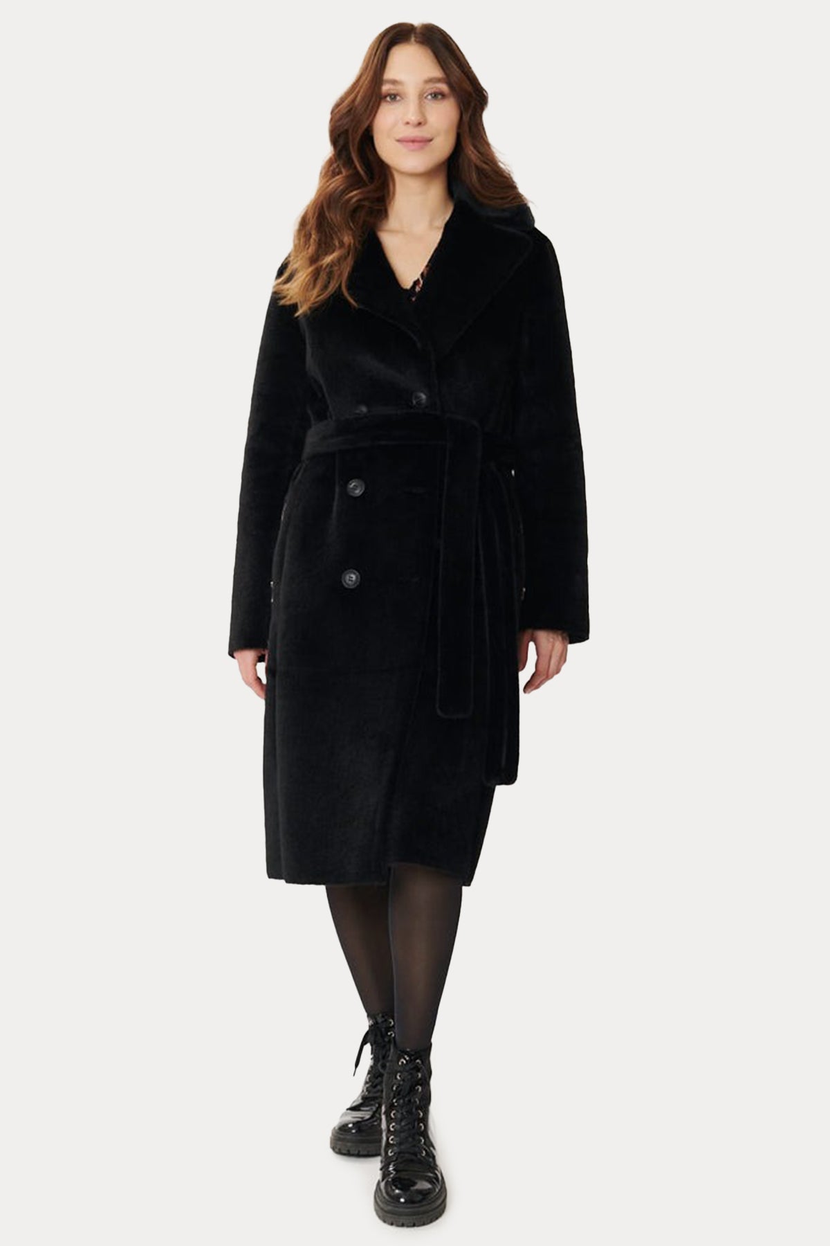 Rene Derhy Caroline Çift Taraflı Kruvaze Manto-Libas Trendy Fashion Store