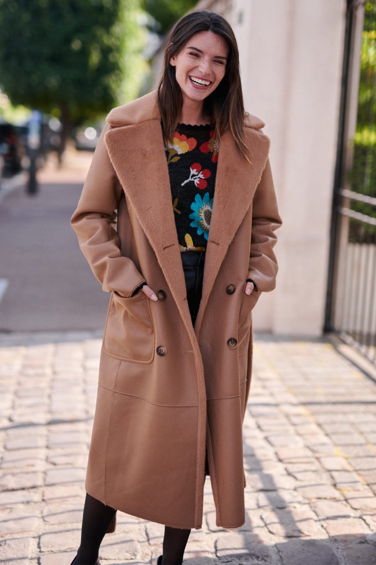 Rene Derhy Caroline Çift Taraflı Kruvaze Manto-Libas Trendy Fashion Store