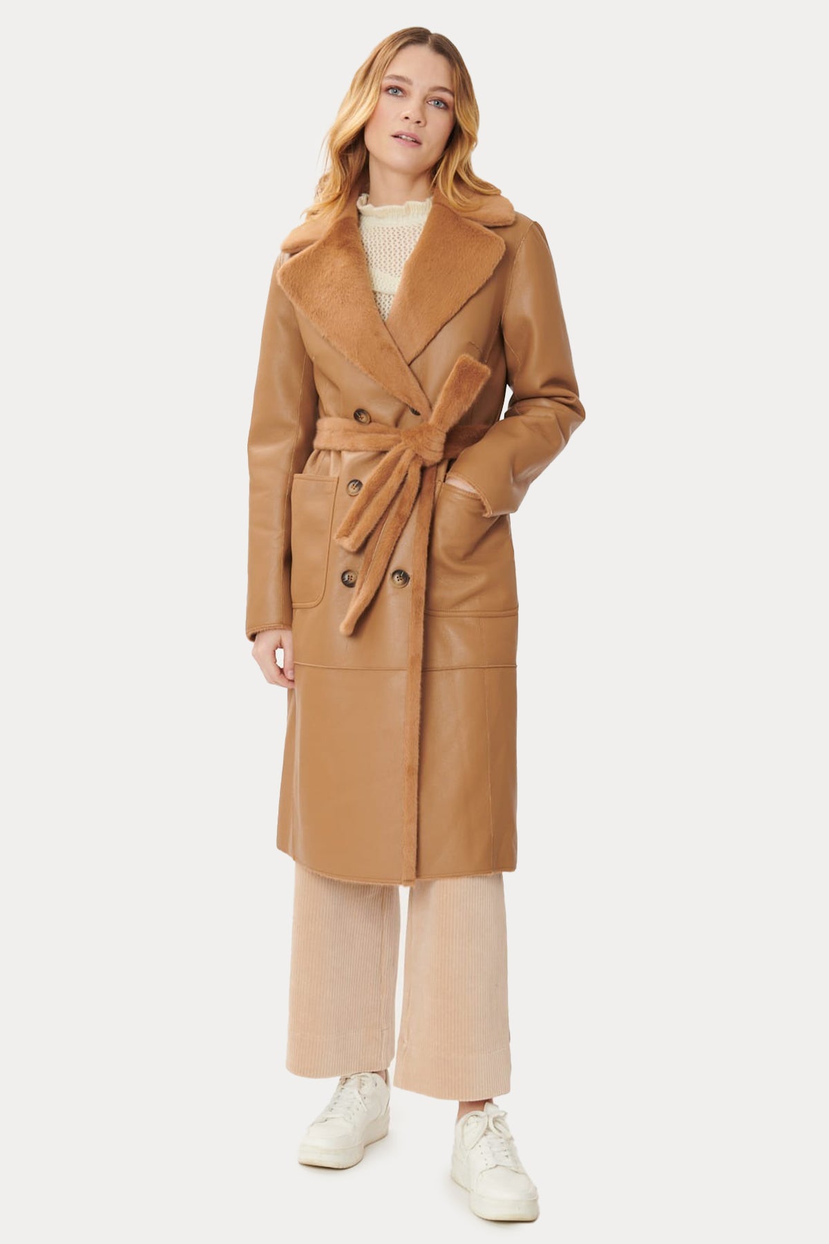 Rene Derhy Caroline Çift Taraflı Kruvaze Manto-Libas Trendy Fashion Store