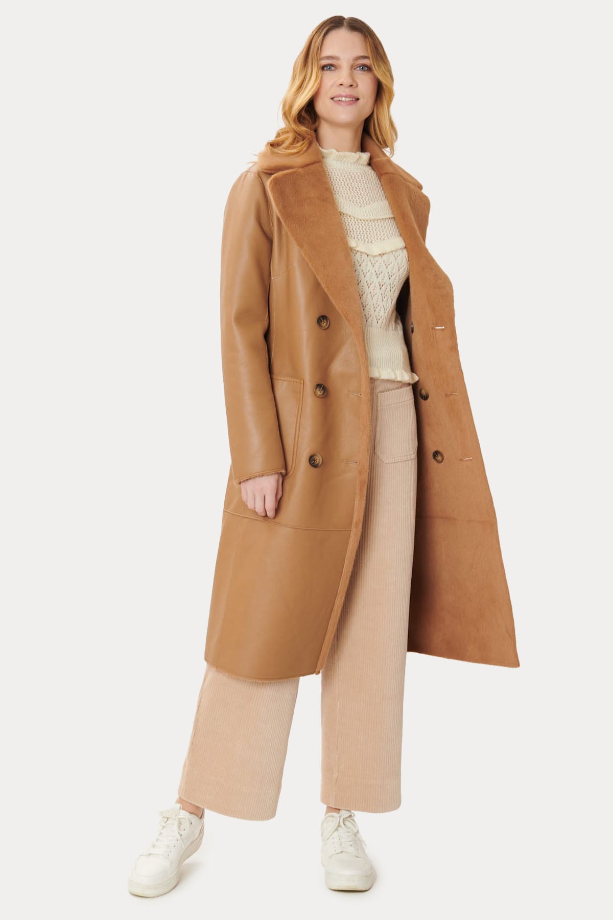 Rene Derhy Caroline Çift Taraflı Kruvaze Manto-Libas Trendy Fashion Store