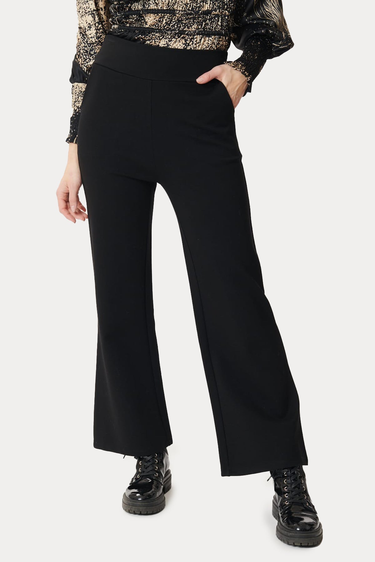 Rene Derhy Nefertari Slim Fit Yüksek Bel Streç Pantolon-Libas Trendy Fashion Store