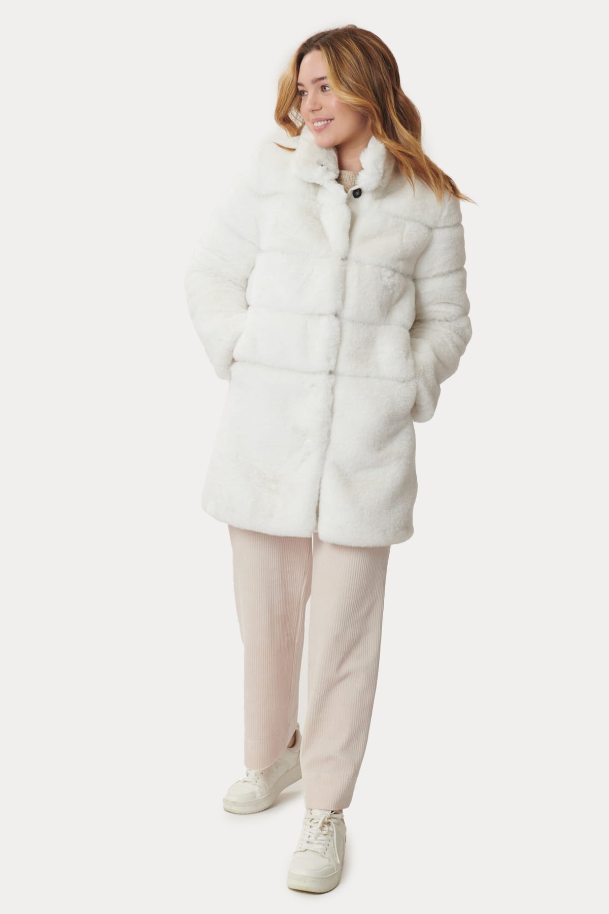 Rene Derhy Carlotta Peluş Manto-Libas Trendy Fashion Store