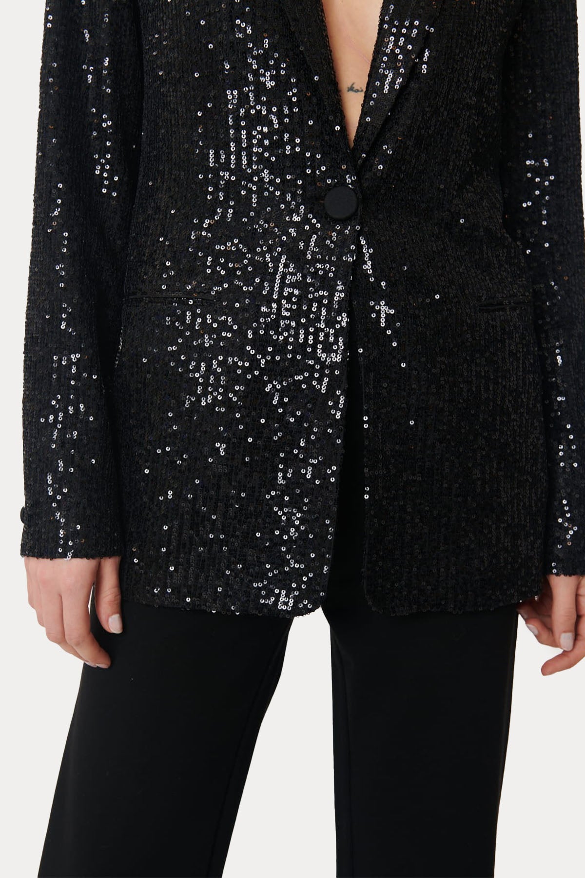 Rene Derhy Charity Payetli Blazer Ceket-Libas Trendy Fashion Store