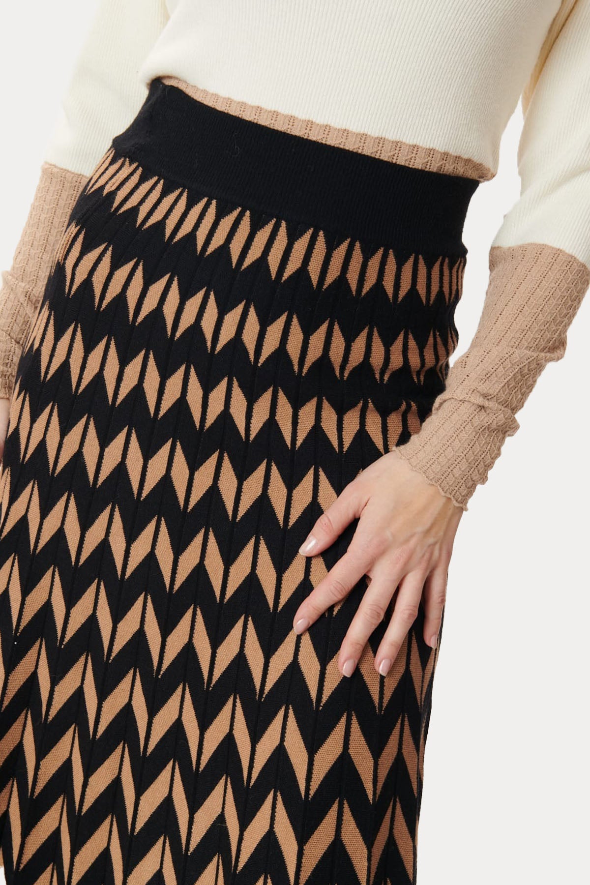 Rene Derhy Edmee Örgü Midi Etek-Libas Trendy Fashion Store