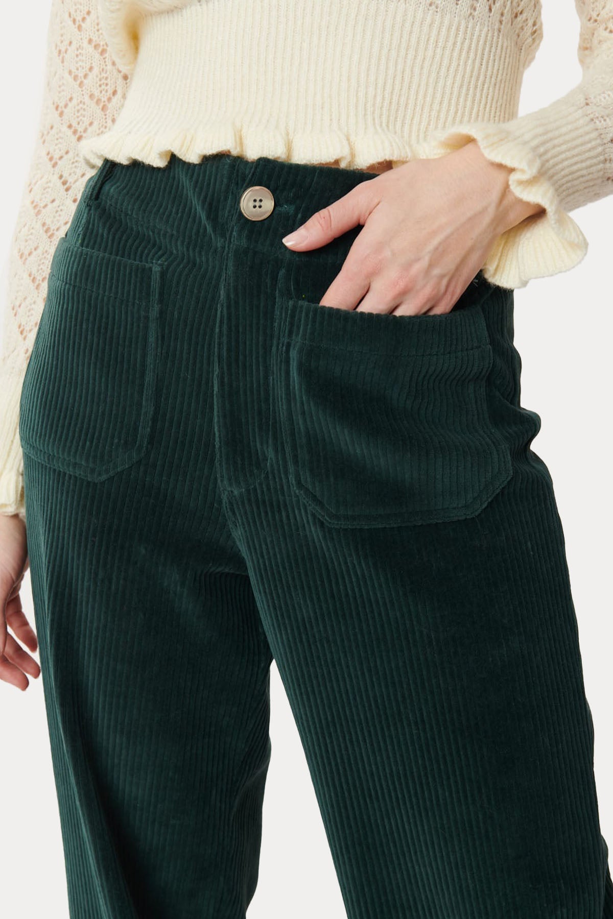 Rene Derhy Nanouk Fitilli Kadife Pantolon-Libas Trendy Fashion Store