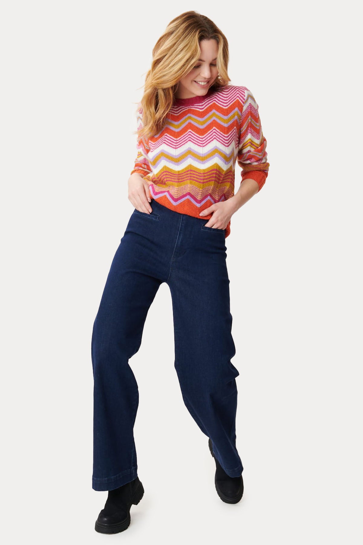 Rene Derhy Jenifer Yuvarlak Yaka Örgü Triko-Libas Trendy Fashion Store