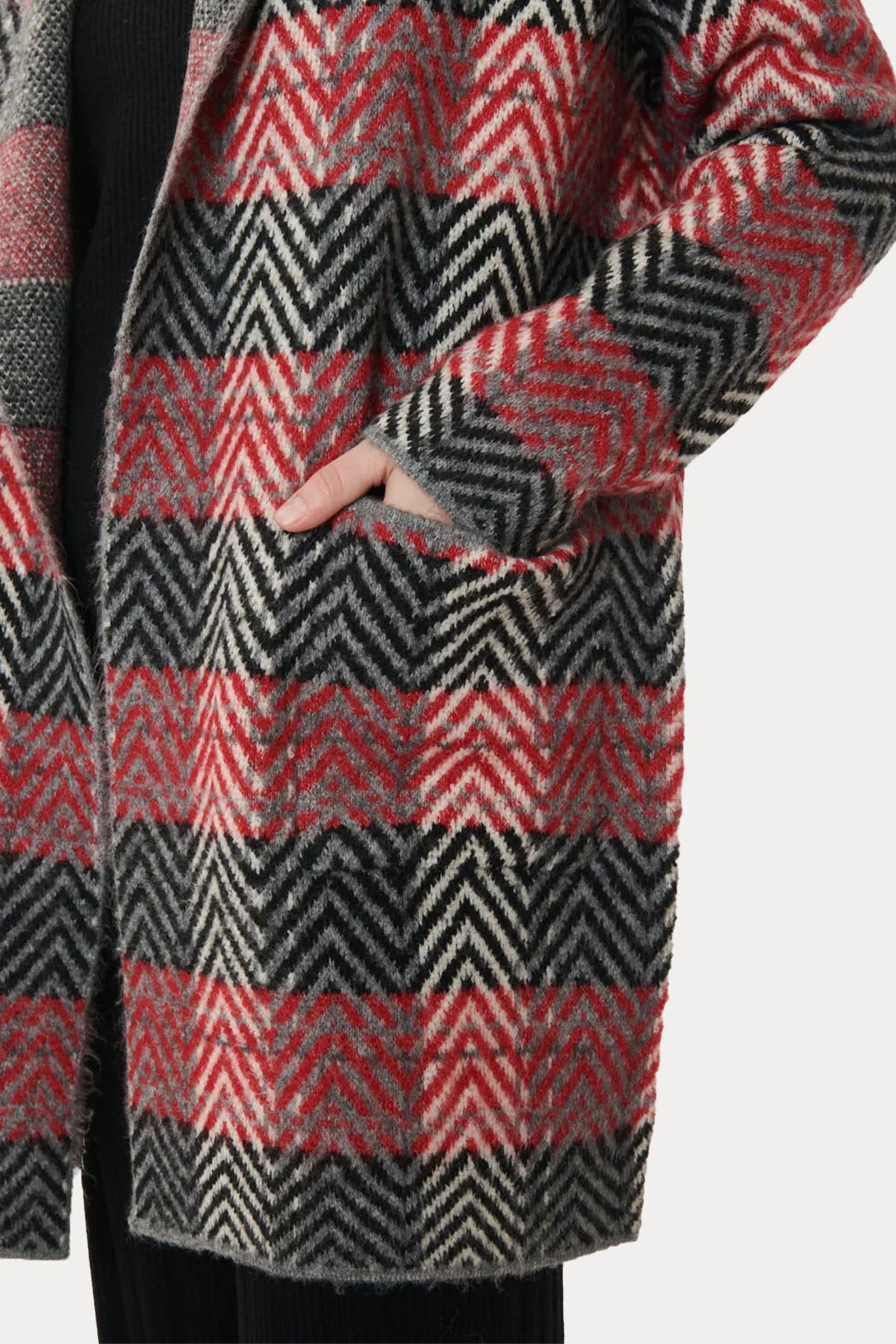 Rene Derhy Lily Büyük Balıksırtı Örgü Triko Ceket-Libas Trendy Fashion Store