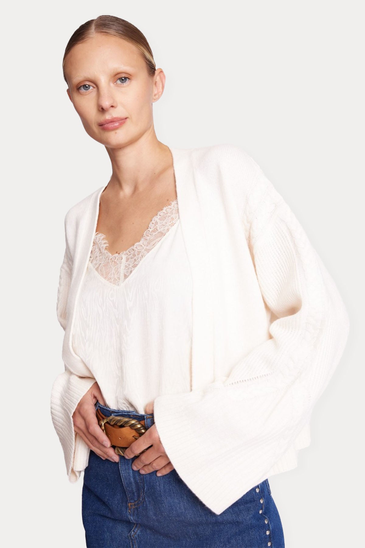 Berenice Gulia Kaşmirli Yün Triko Ceket-Libas Trendy Fashion Store