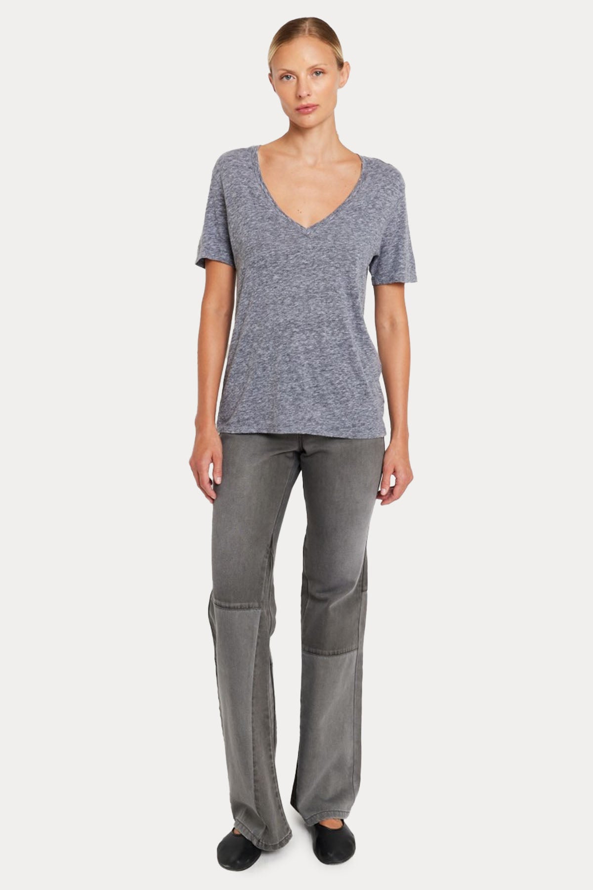 Berenice Enoyawings Sırtta Kanat Desenli V Yaka T-shirt-Libas Trendy Fashion Store