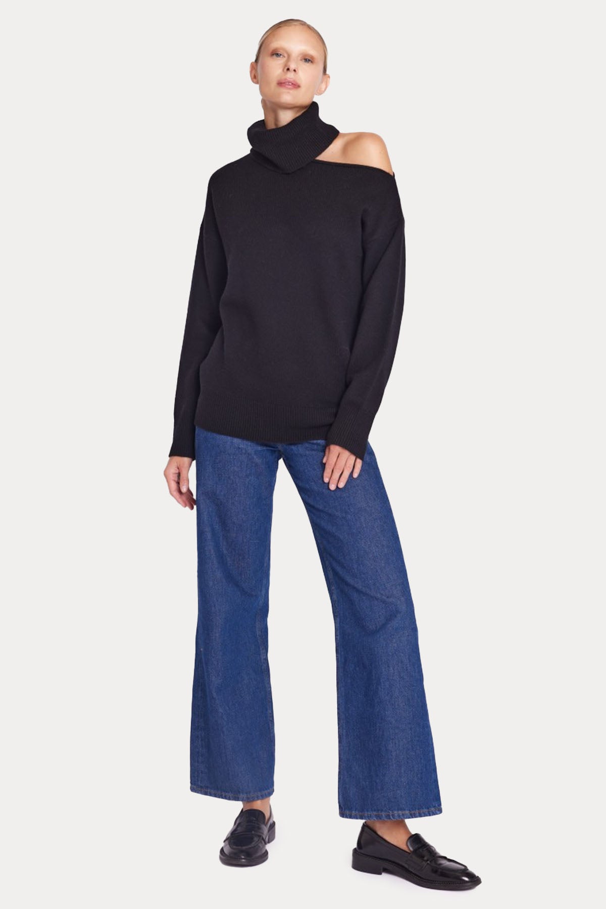 Berenice Adina Balıkçı Yaka Kaşmirli Örgü Yün Triko-Libas Trendy Fashion Store