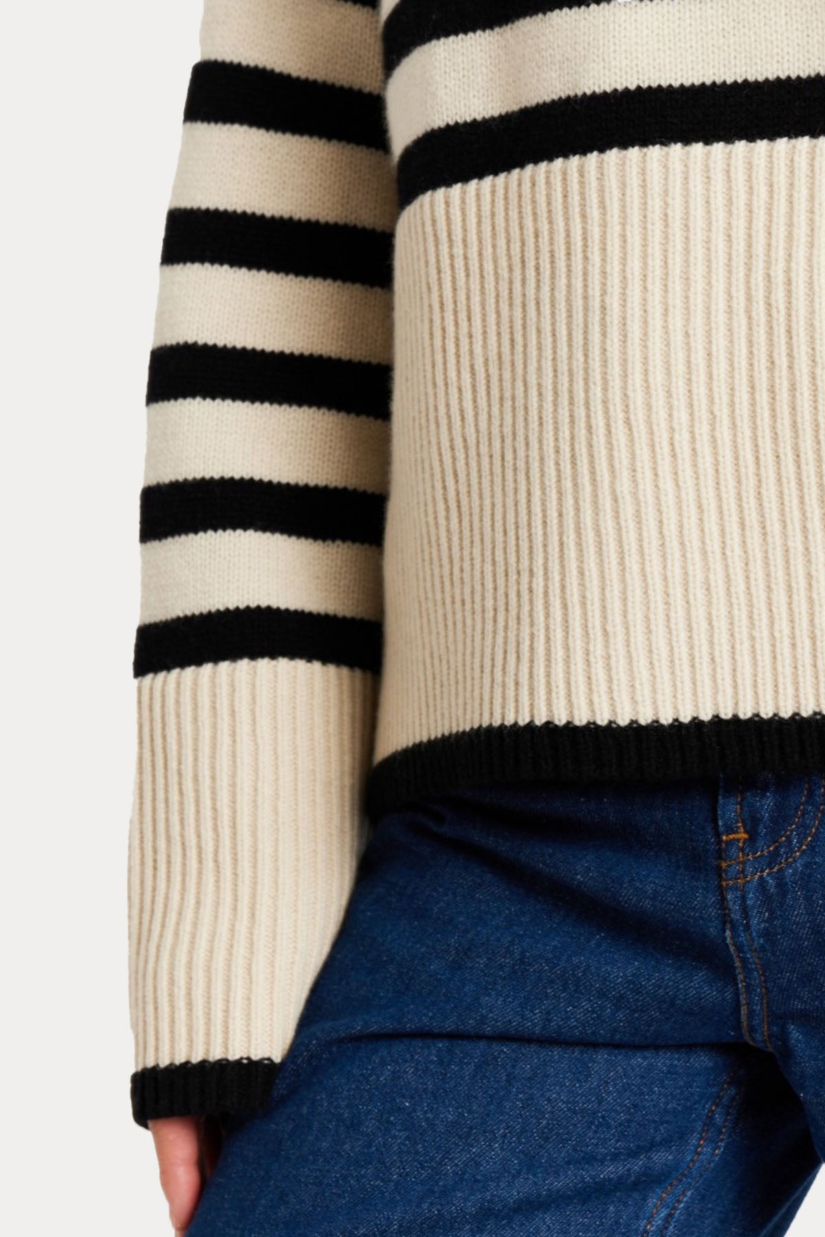 Berenice Aqua Geniş Kesim Balıkçı Yaka Örgü Yün Triko-Libas Trendy Fashion Store