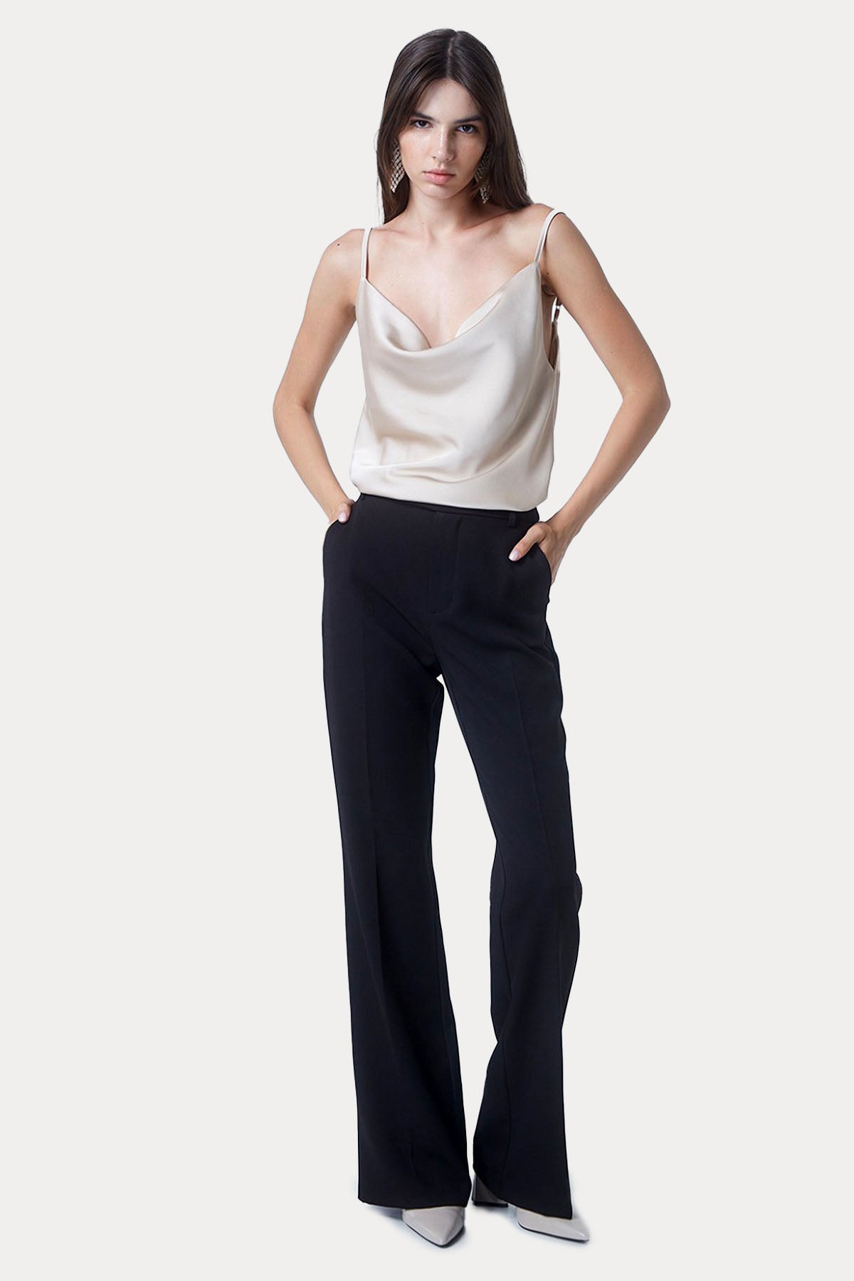 Bsb Geniş Kesim Askılı Bluz-Libas Trendy Fashion Store