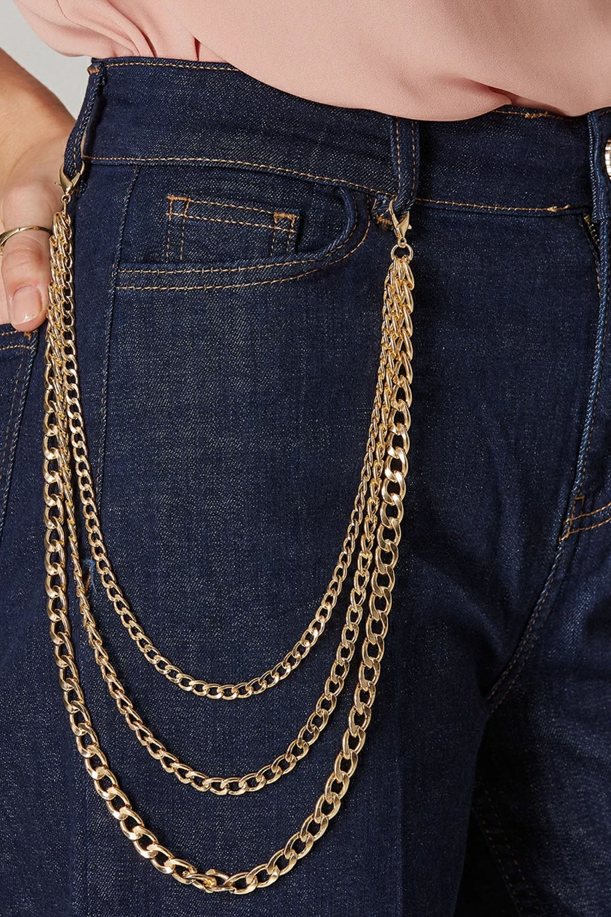 Lynne Geniş Kesim Yüksek Bel Crop Jeans-Libas Trendy Fashion Store