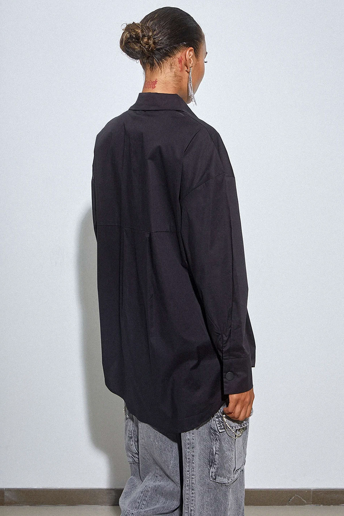 Bsb Geniş Kesim Cepli Gömlek-Libas Trendy Fashion Store