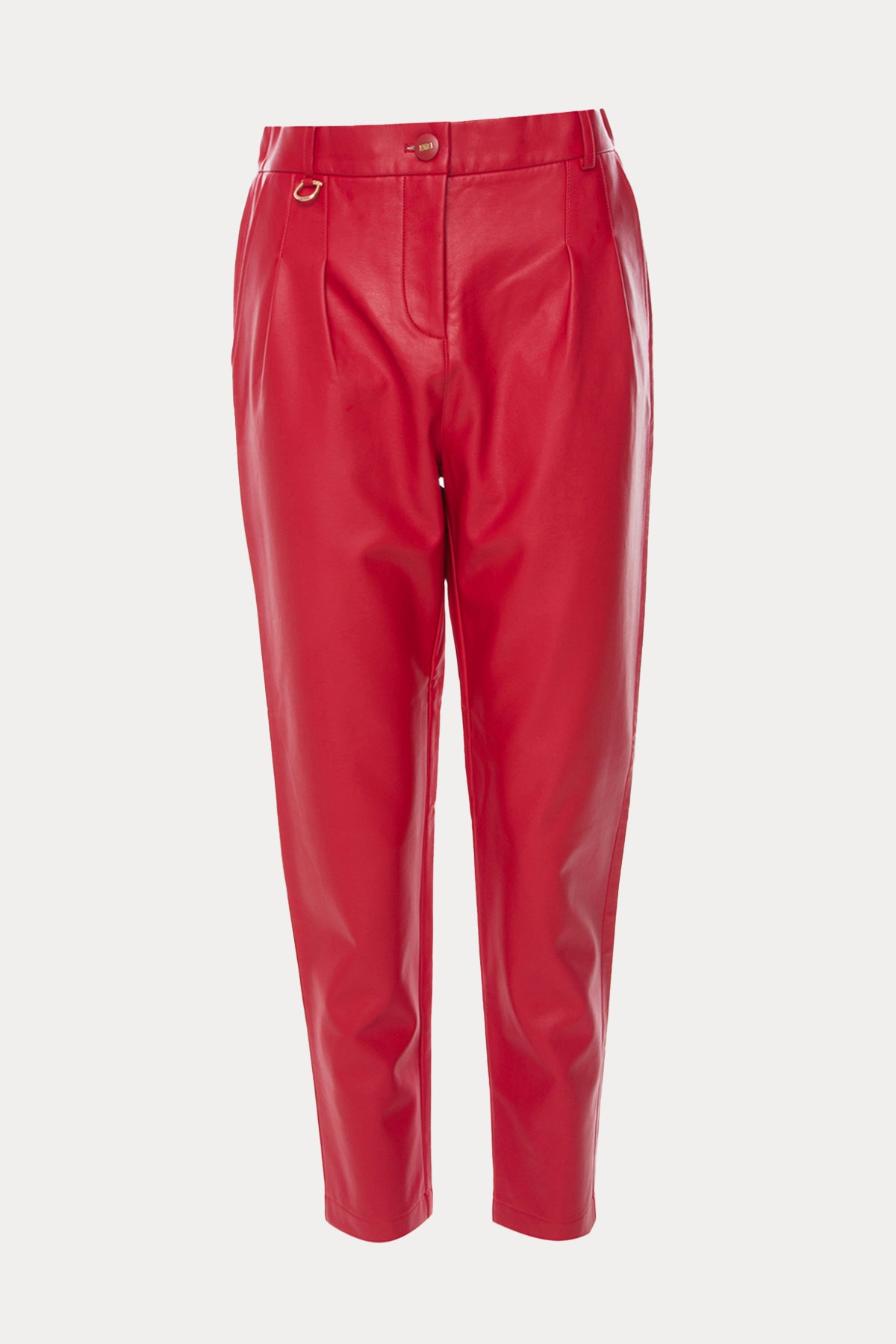 Bsb Tek Pile Yandan Cepli Deri Pantolon-Libas Trendy Fashion Store
