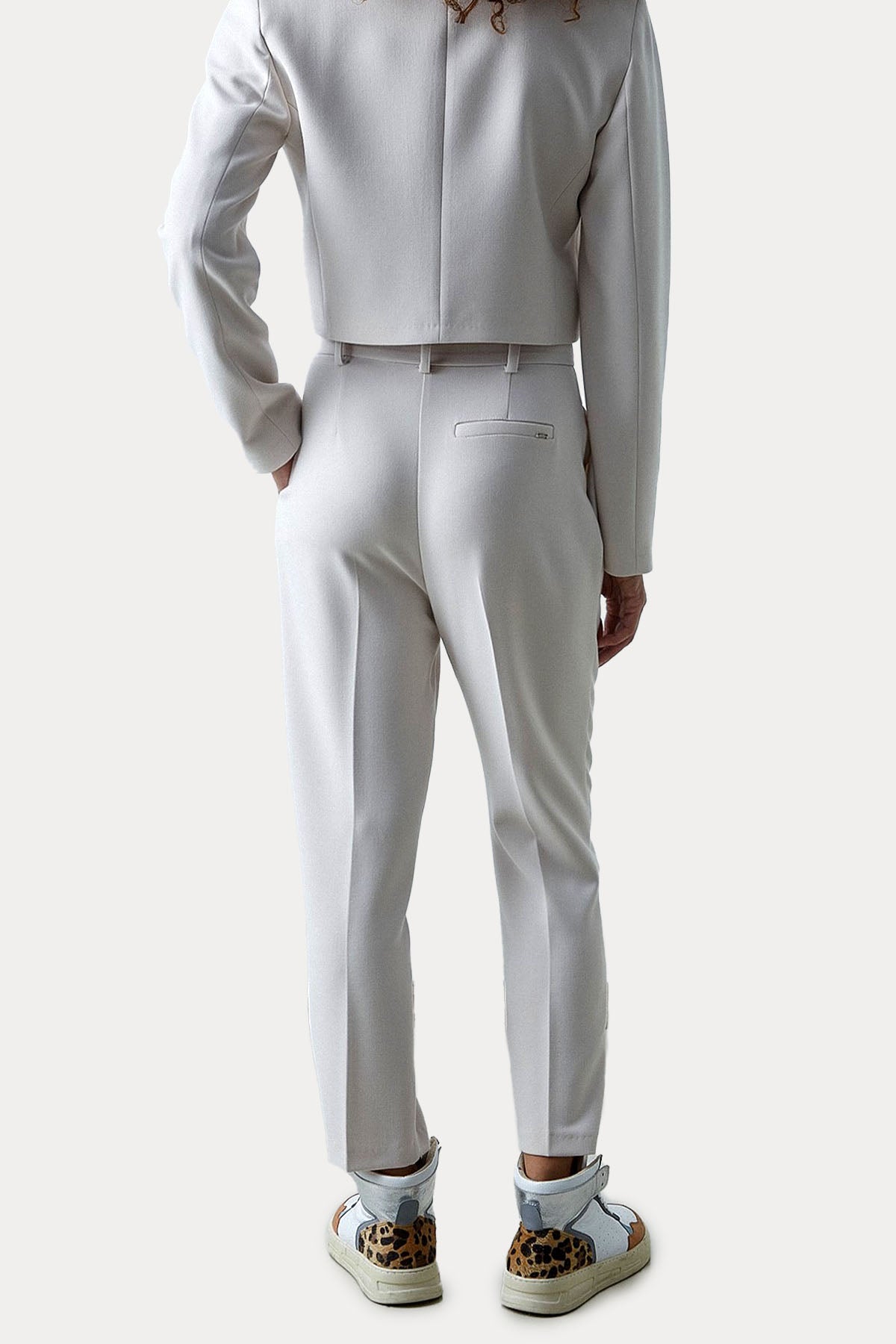 Bsb Yüksek Bel Kemerli Yandan Cepli Pantolon-Libas Trendy Fashion Store