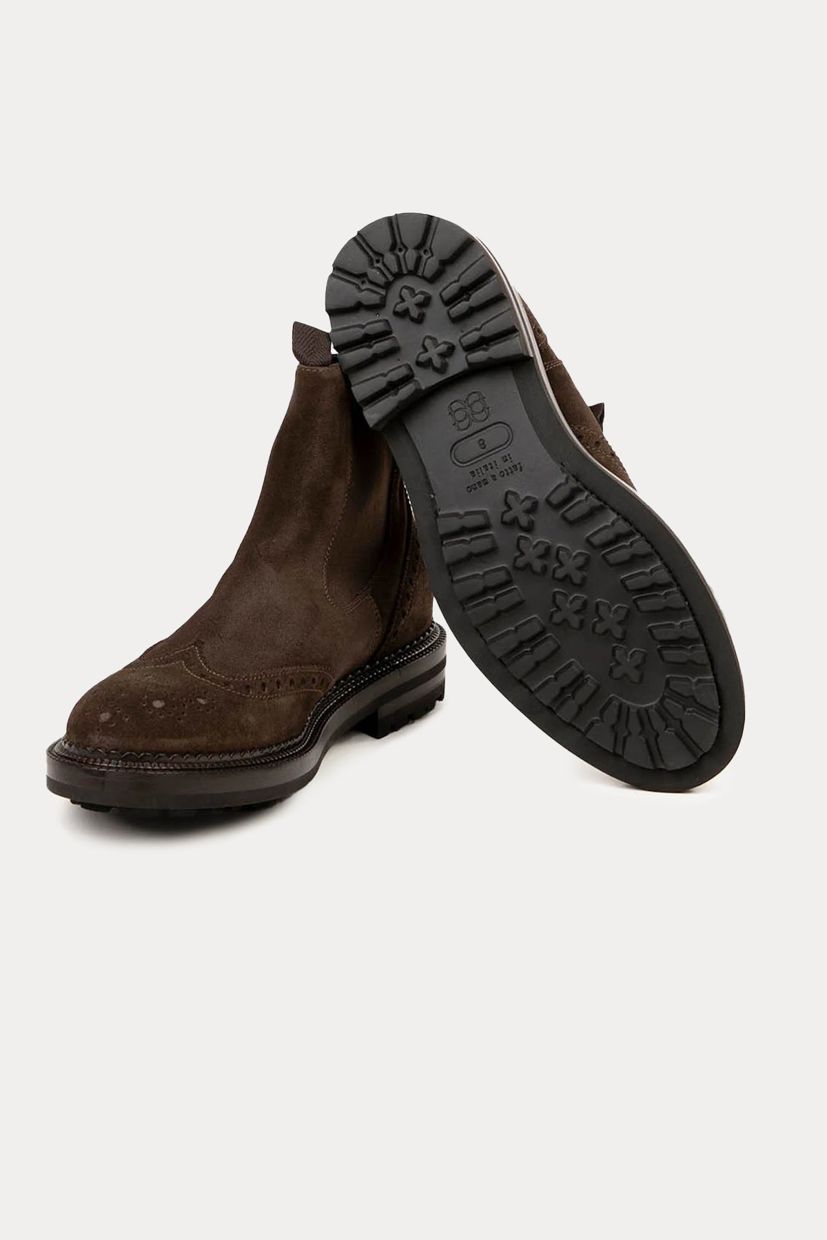 Green George Lastik Bantlı Süet Bot