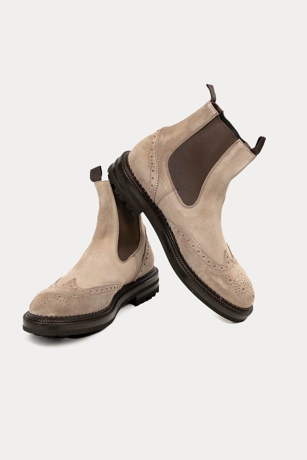 Green George Lastik Bantlı Süet Bot