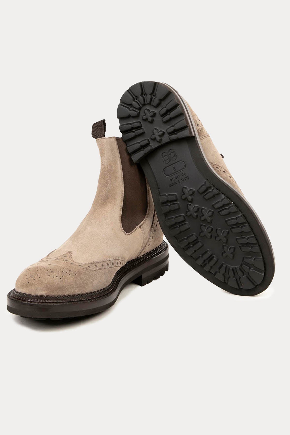 Green George Lastik Bantlı Süet Bot