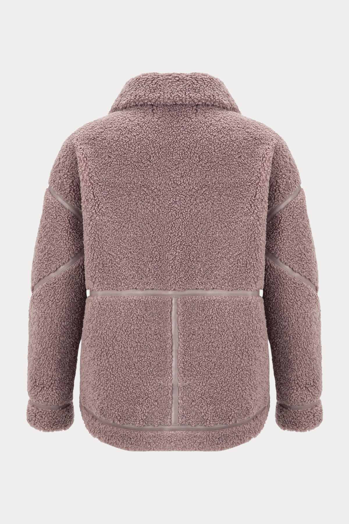 Urbancode Eko Kürklü Deri Detaylı Ceket-Libas Trendy Fashion Store