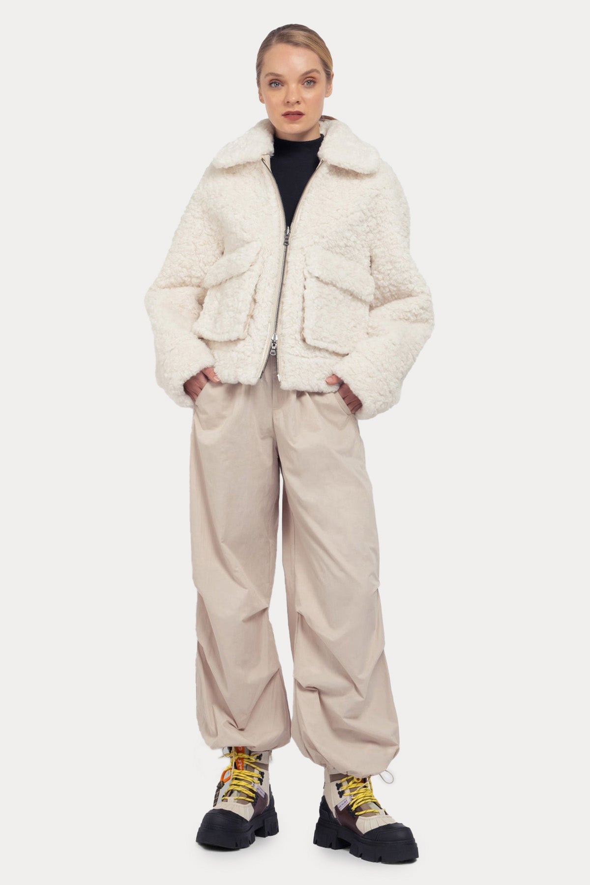 Urbancode Eko Kürklü Spor Cepli Ceket-Libas Trendy Fashion Store