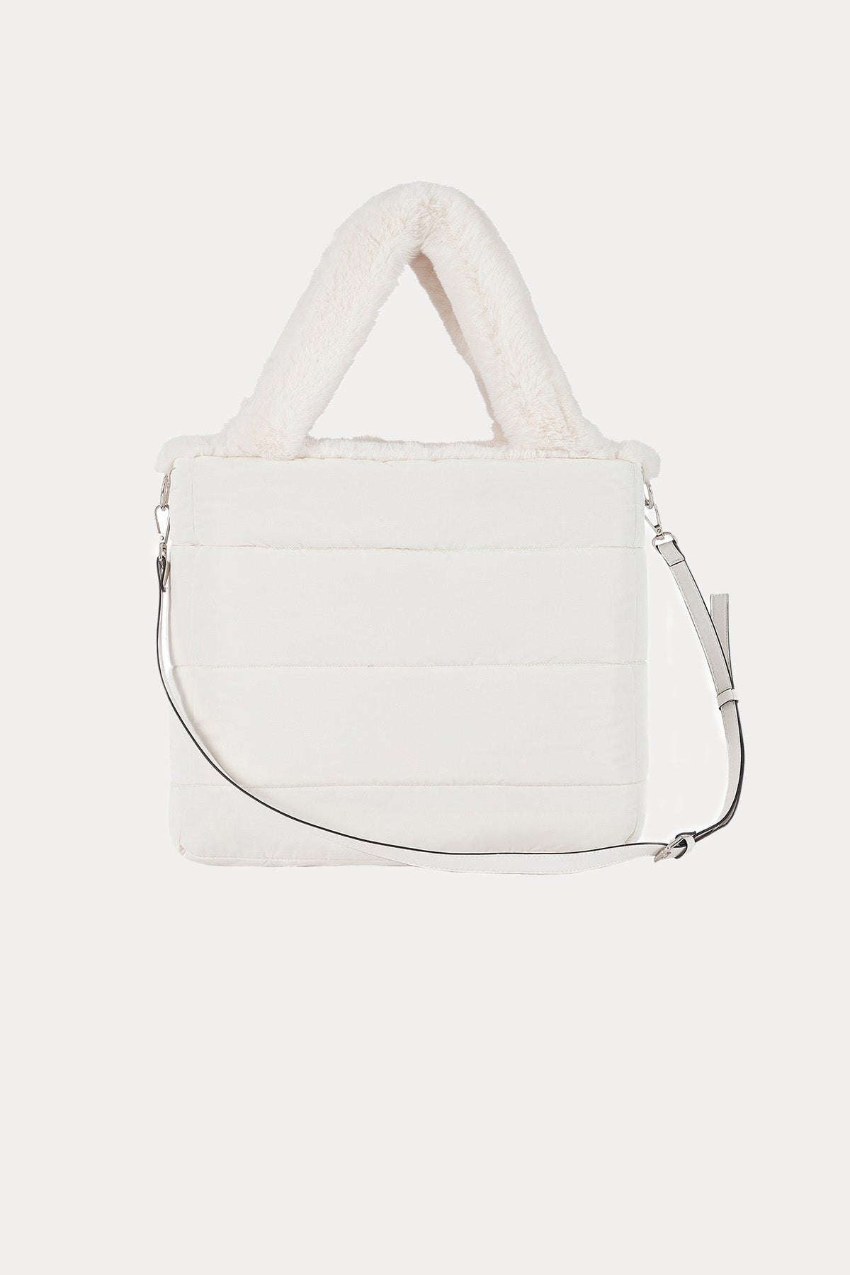 Urbancode Çift Taraflı Eko Kürklü Çanta-Libas Trendy Fashion Store