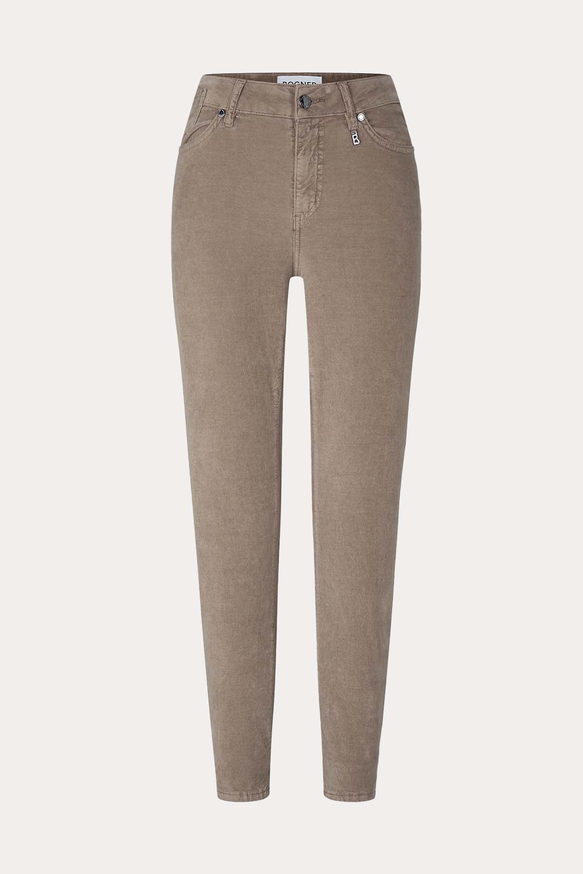 Bogner Julie Slim Fit Kadife Pantolon-Libas Trendy Fashion Store