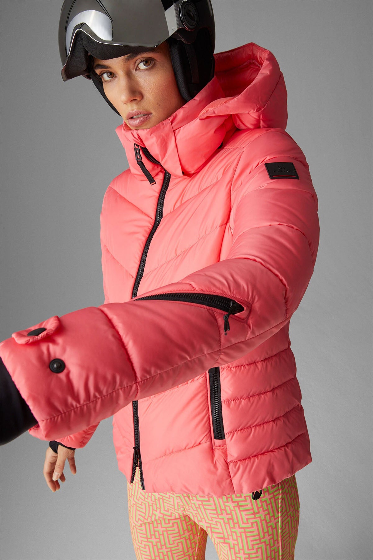 Bogner Saelly Fire Ice Kapüşonlu Kayak Montu-Libas Trendy Fashion Store