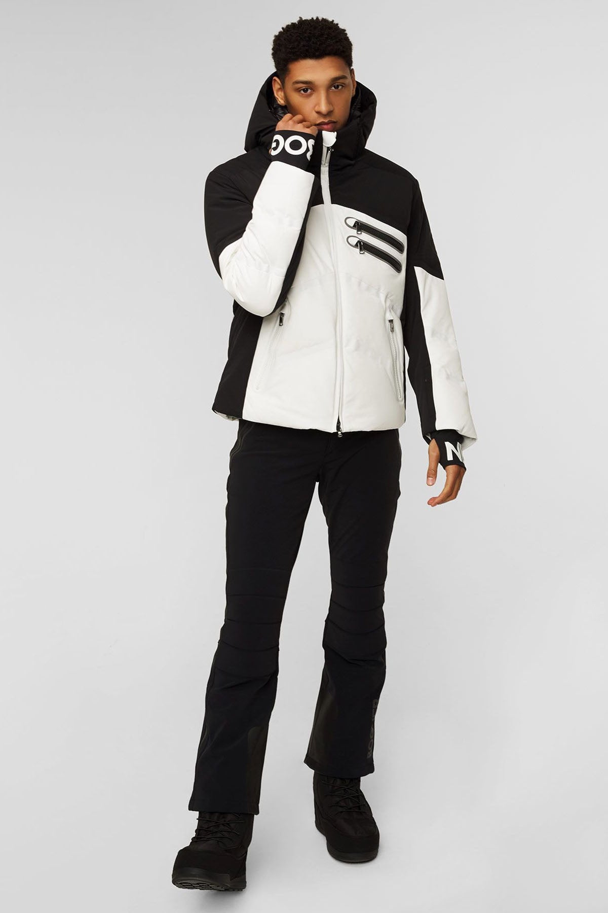 Bogner Amon Kapüşonlu Kayak Montu-Libas Trendy Fashion Store