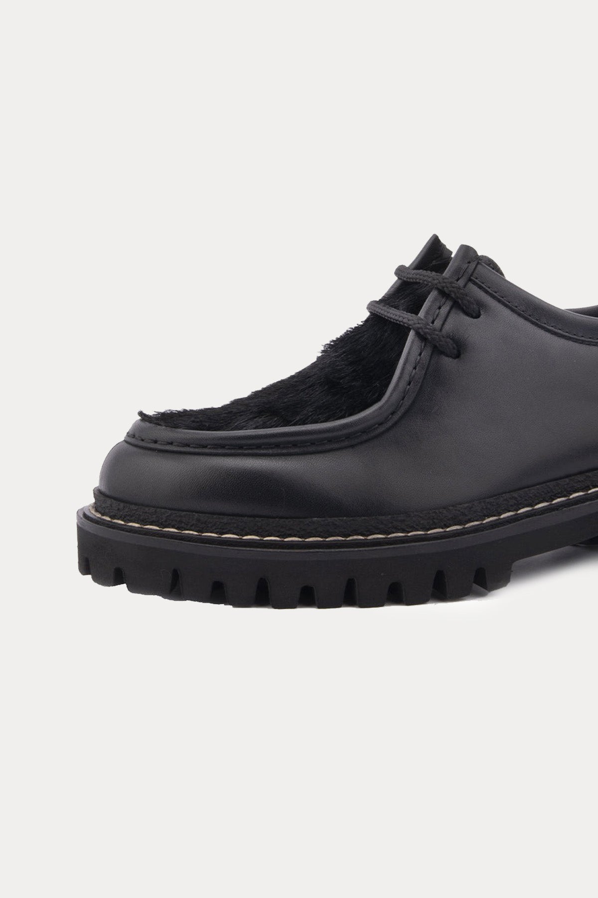 Henderson Petra Tay Tüyü Detaylı Deri Casual Ayakkabı-Libas Trendy Fashion Store