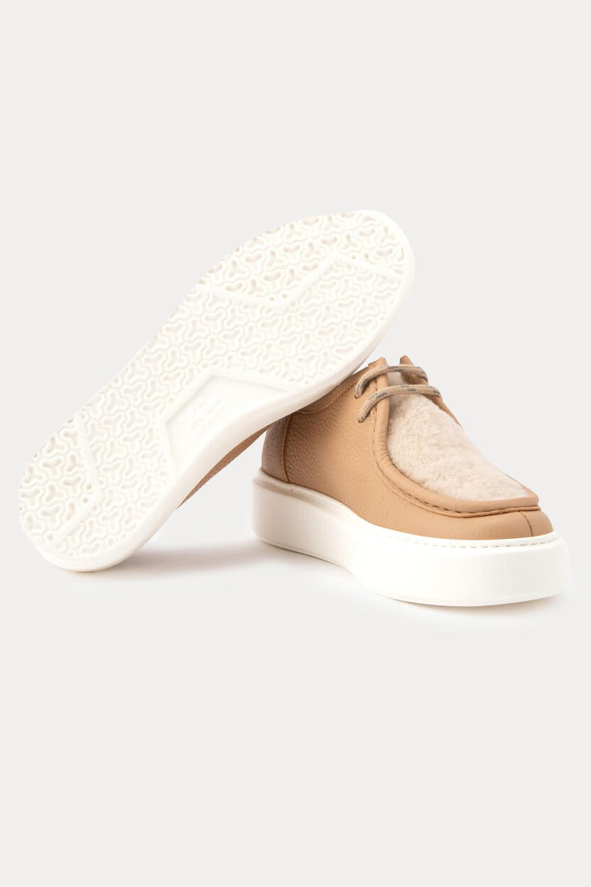 Henderson Ester Kürk Detaylı Deri Casual Ayakkabı-Libas Trendy Fashion Store