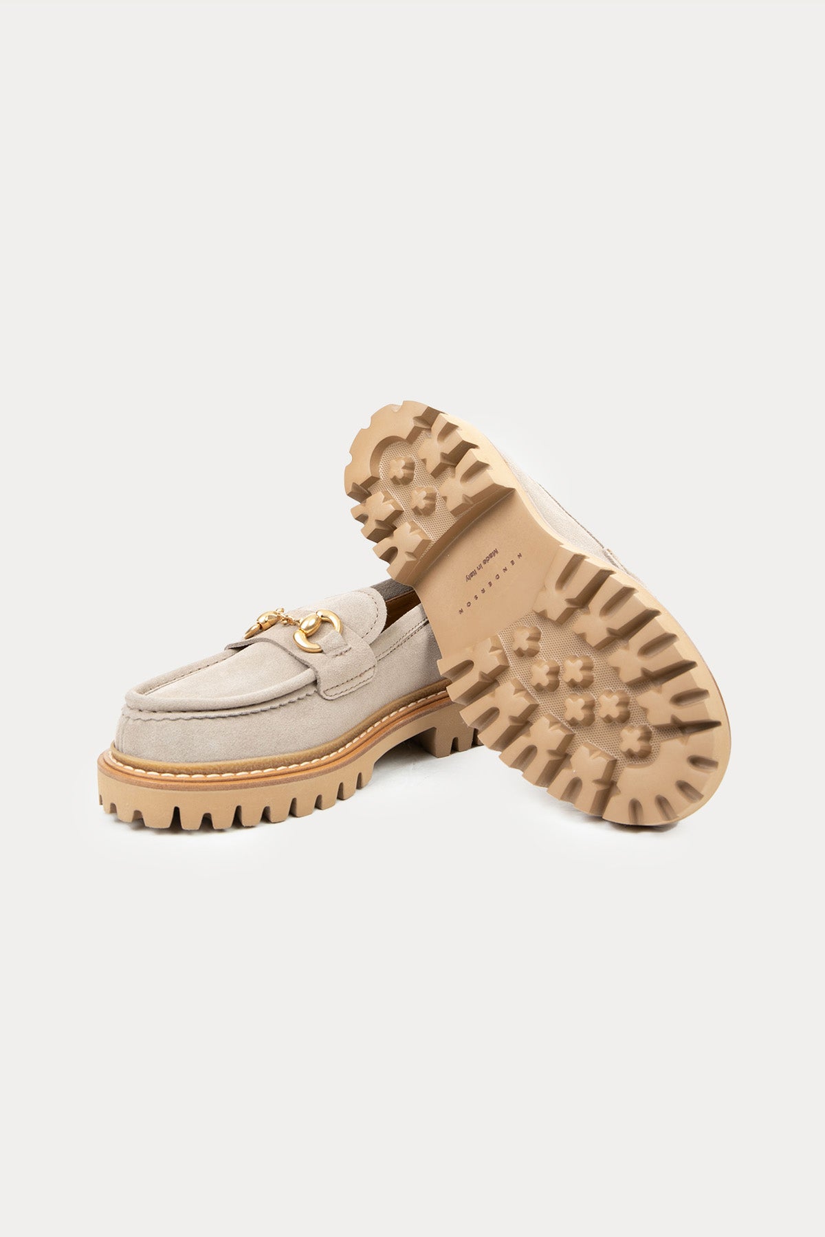 Henderson Bice Metal Tokalı Süet Loafer Ayakkabı-Libas Trendy Fashion Store