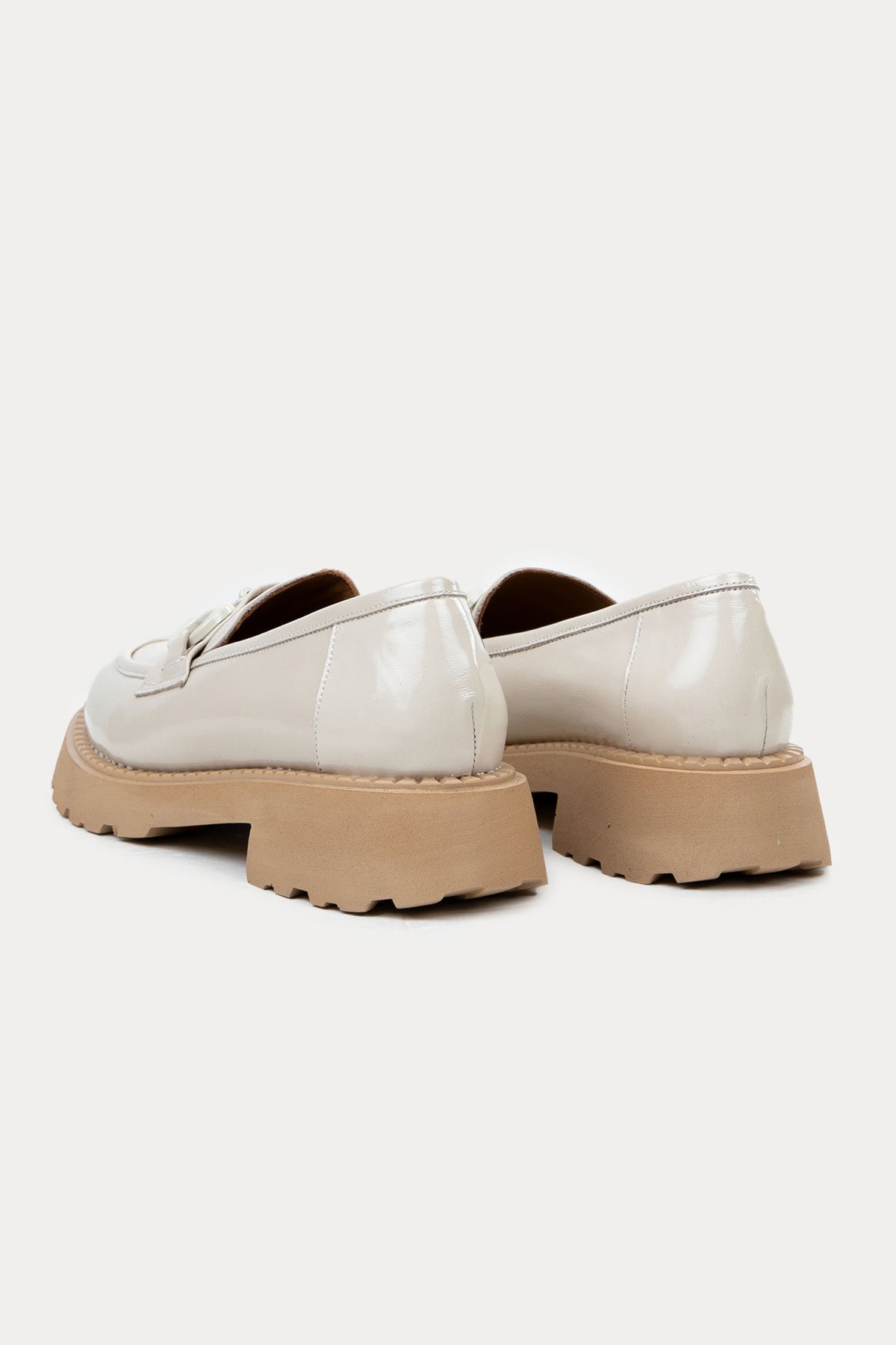 Albano Metal Tokalı Deri Loafer Ayakkabı-Libas Trendy Fashion Store