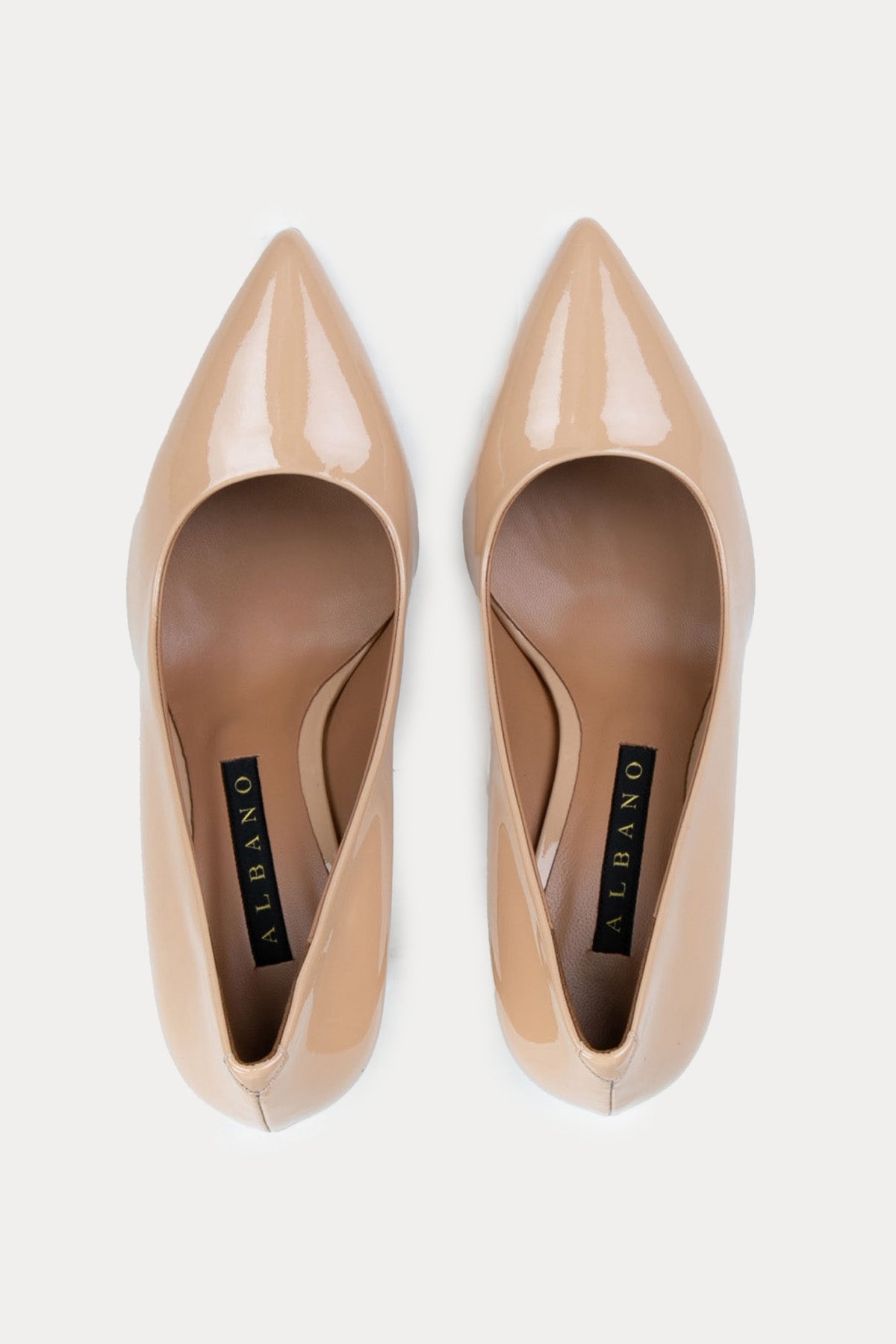 Albano Sivri Burunlu Deri Stiletto Ayakkabı-Libas Trendy Fashion Store