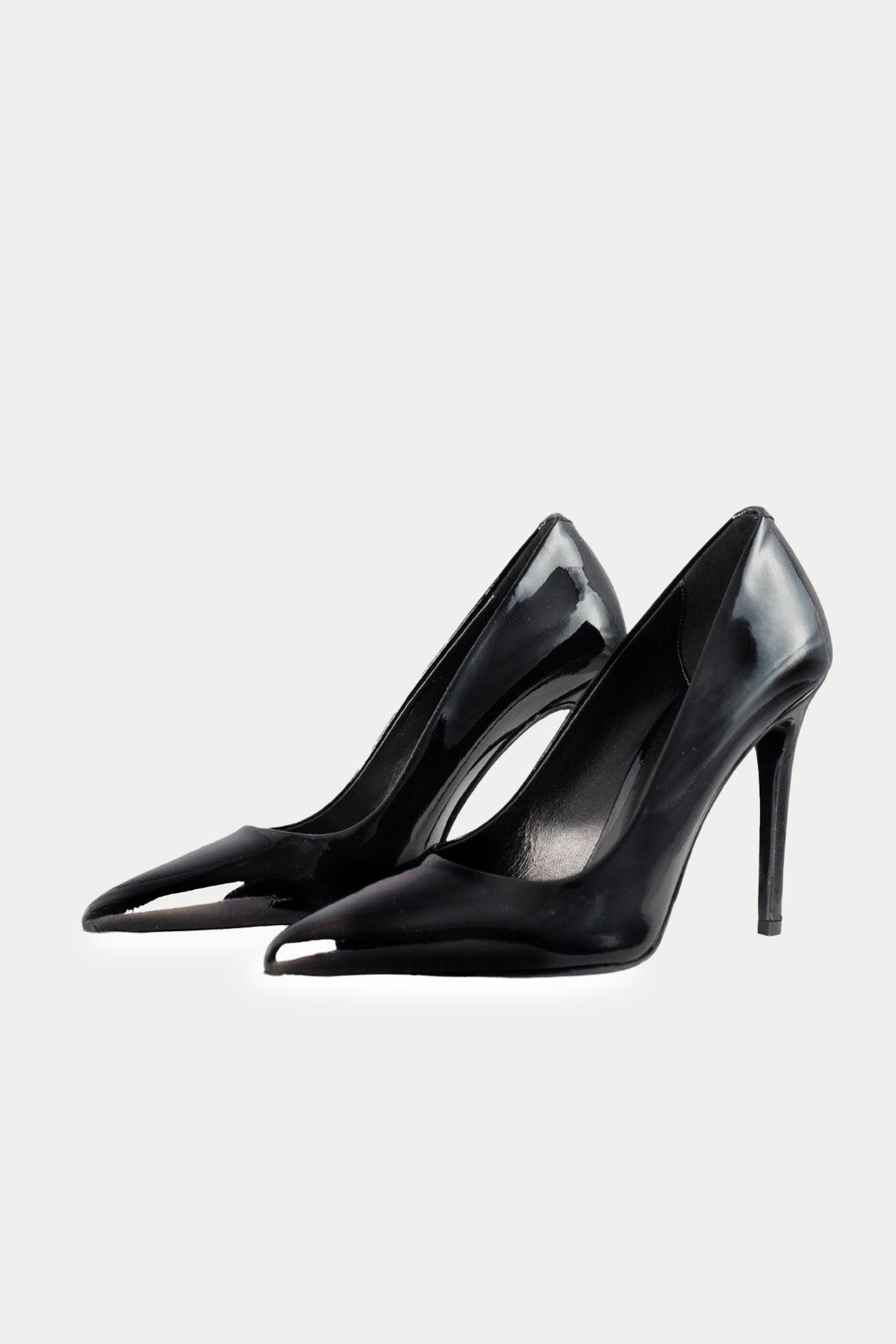 Albano Sivri Burunlu Rugan Deri Stiletto Ayakkabı-Libas Trendy Fashion Store