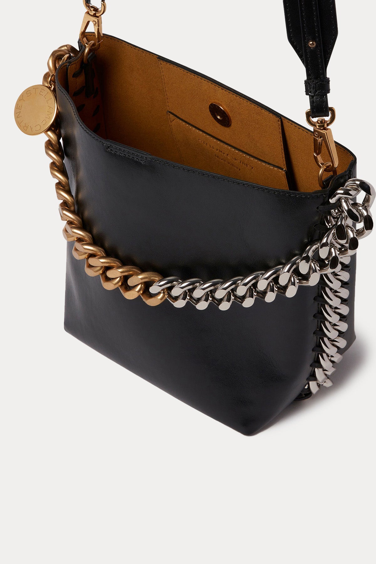 Stella Mccartney Rose Silver Zincir Askılı Bucket Çanta-Libas Trendy Fashion Store