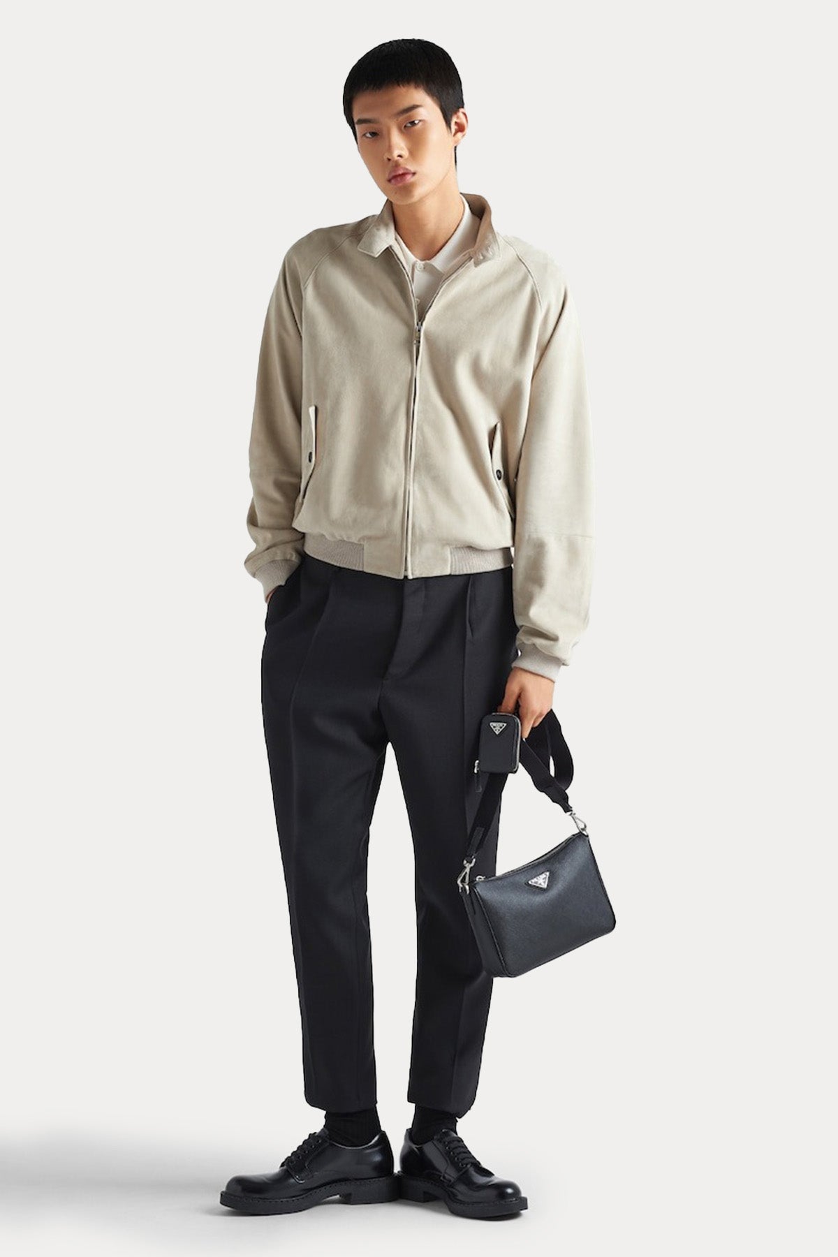 Prada Saffiano Deri Çapraz Çanta-Libas Trendy Fashion Store