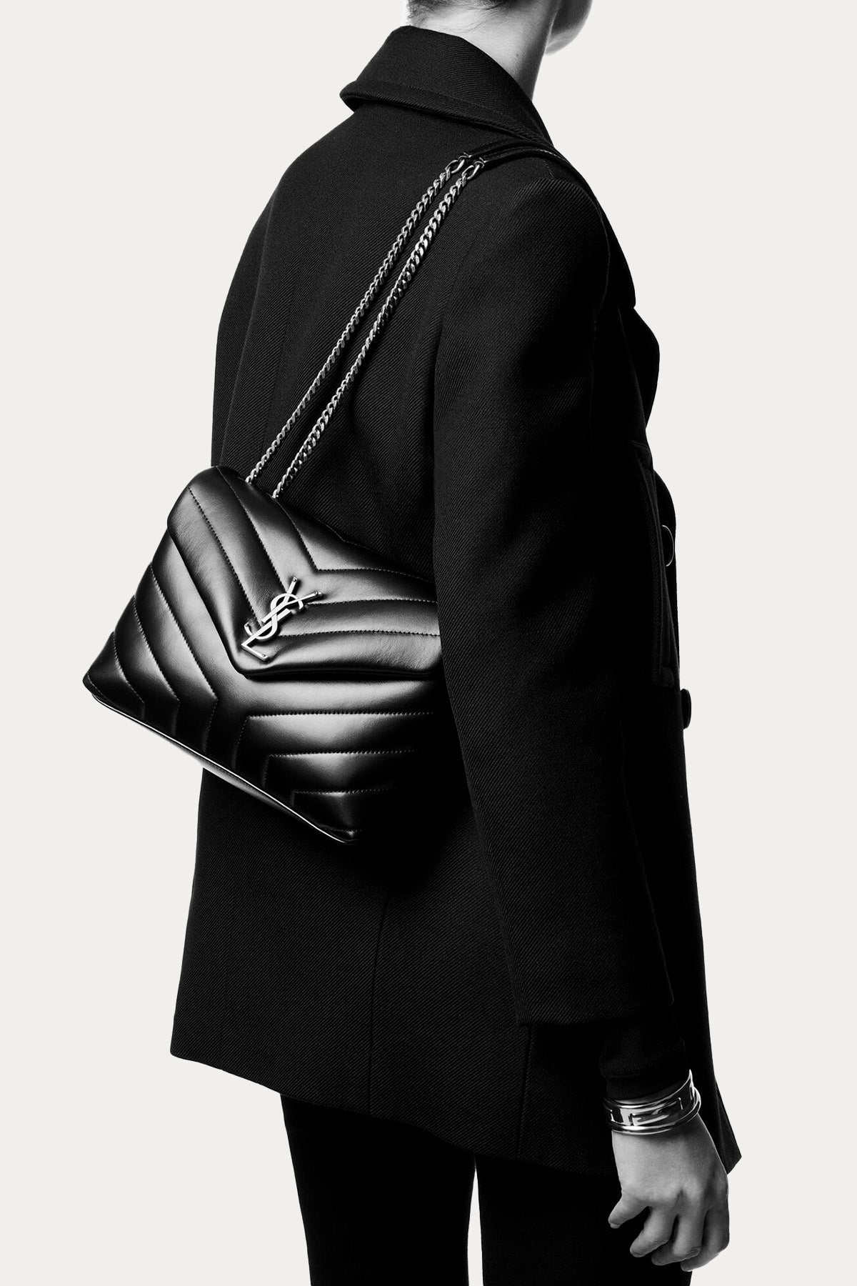 Saint Laurent Zincir Askılı Deri Omuz Çantası-Libas Trendy Fashion Store