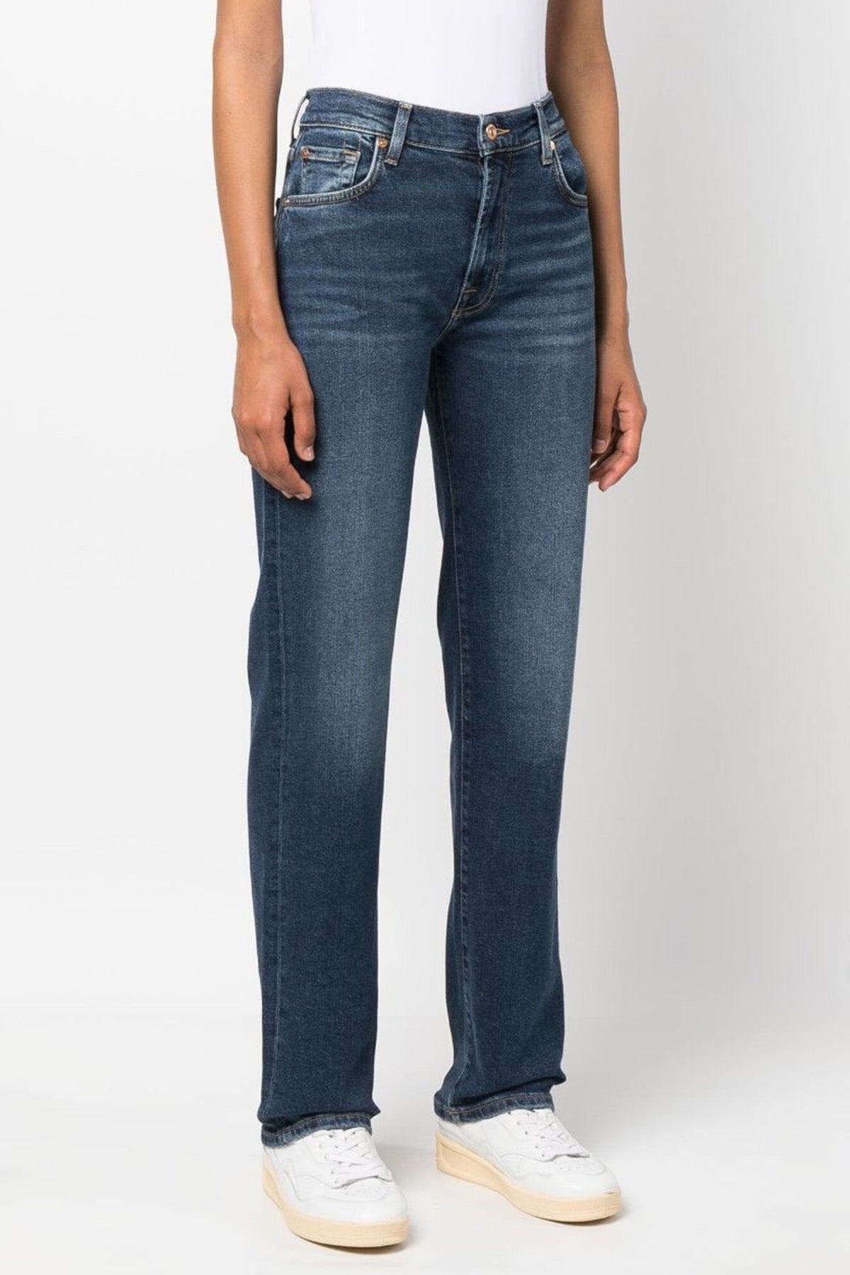 7 For All Mankind Ellie Luxe Vintage Straight Fit Jeans-Libas Trendy Fashion Store