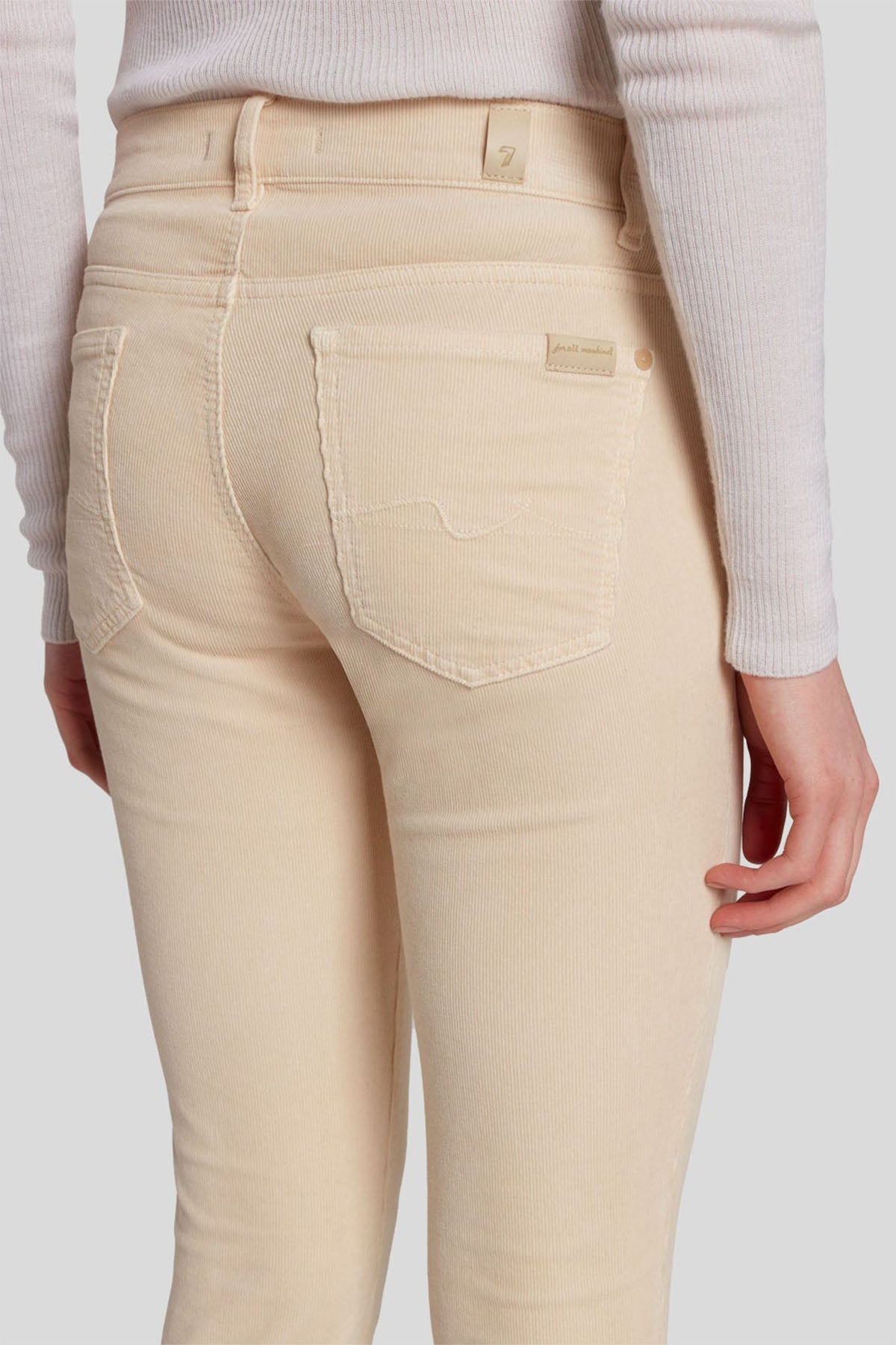 7 For All Mankind Roxanne Slim Fit Fitilli Kadife Pantolon-Libas Trendy Fashion Store