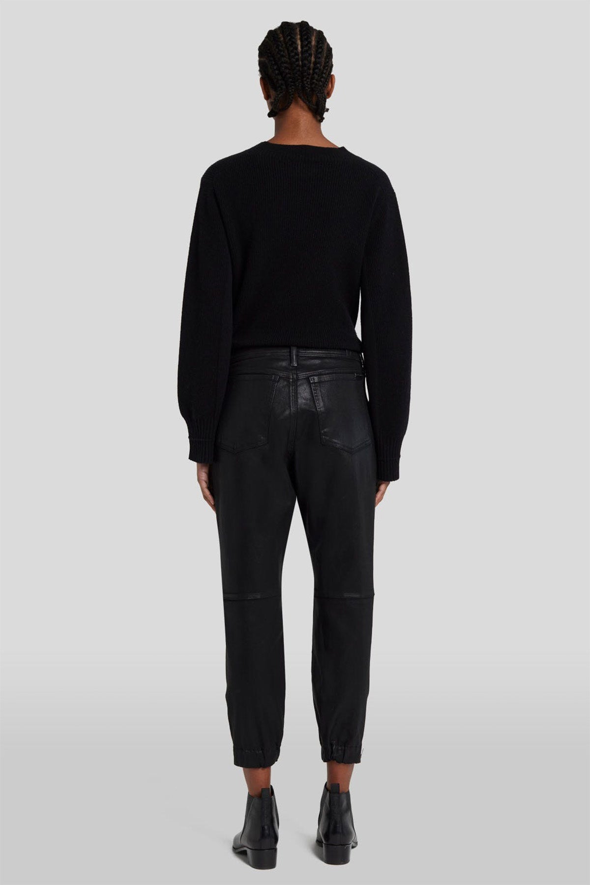 7 For All Mankind Darted Boyfriend Jogger Fit Mumlu Kumaş Jeans-Libas Trendy Fashion Store