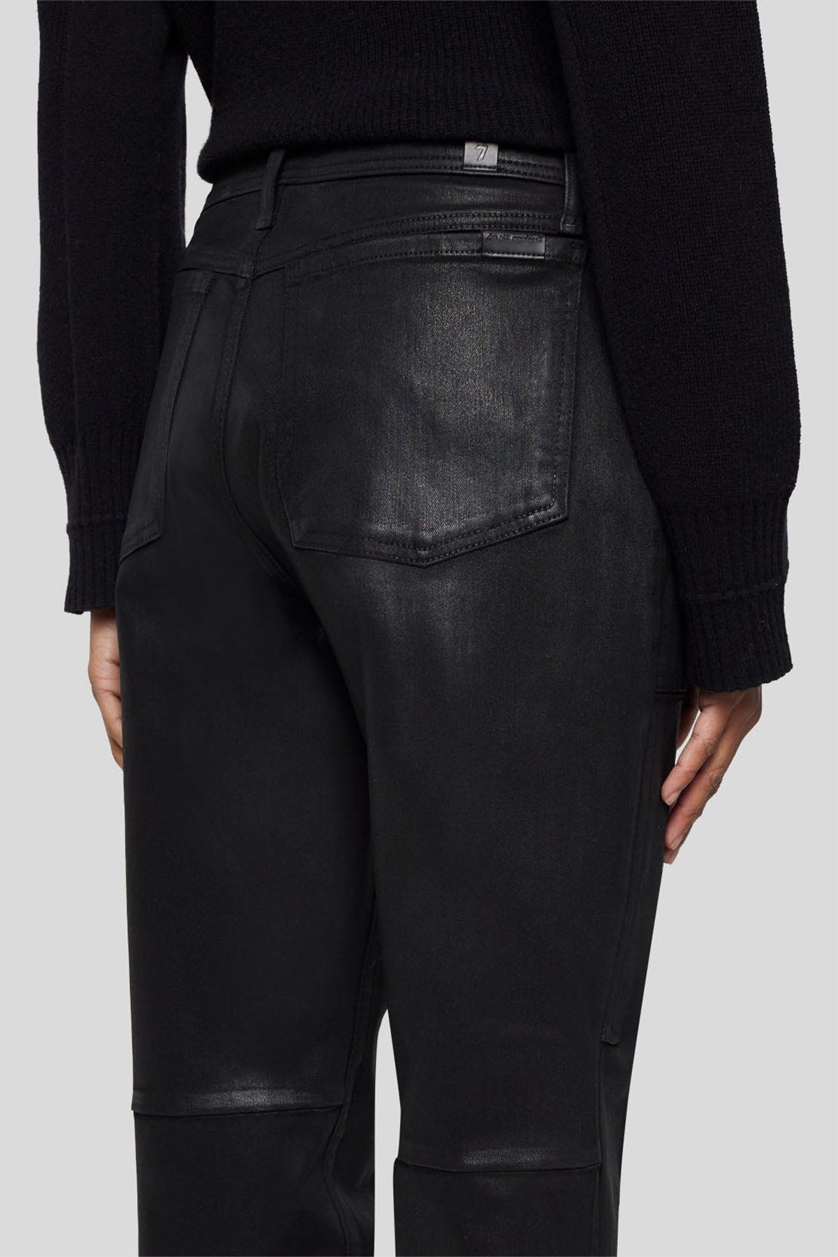 7 For All Mankind Darted Boyfriend Jogger Fit Mumlu Kumaş Jeans-Libas Trendy Fashion Store