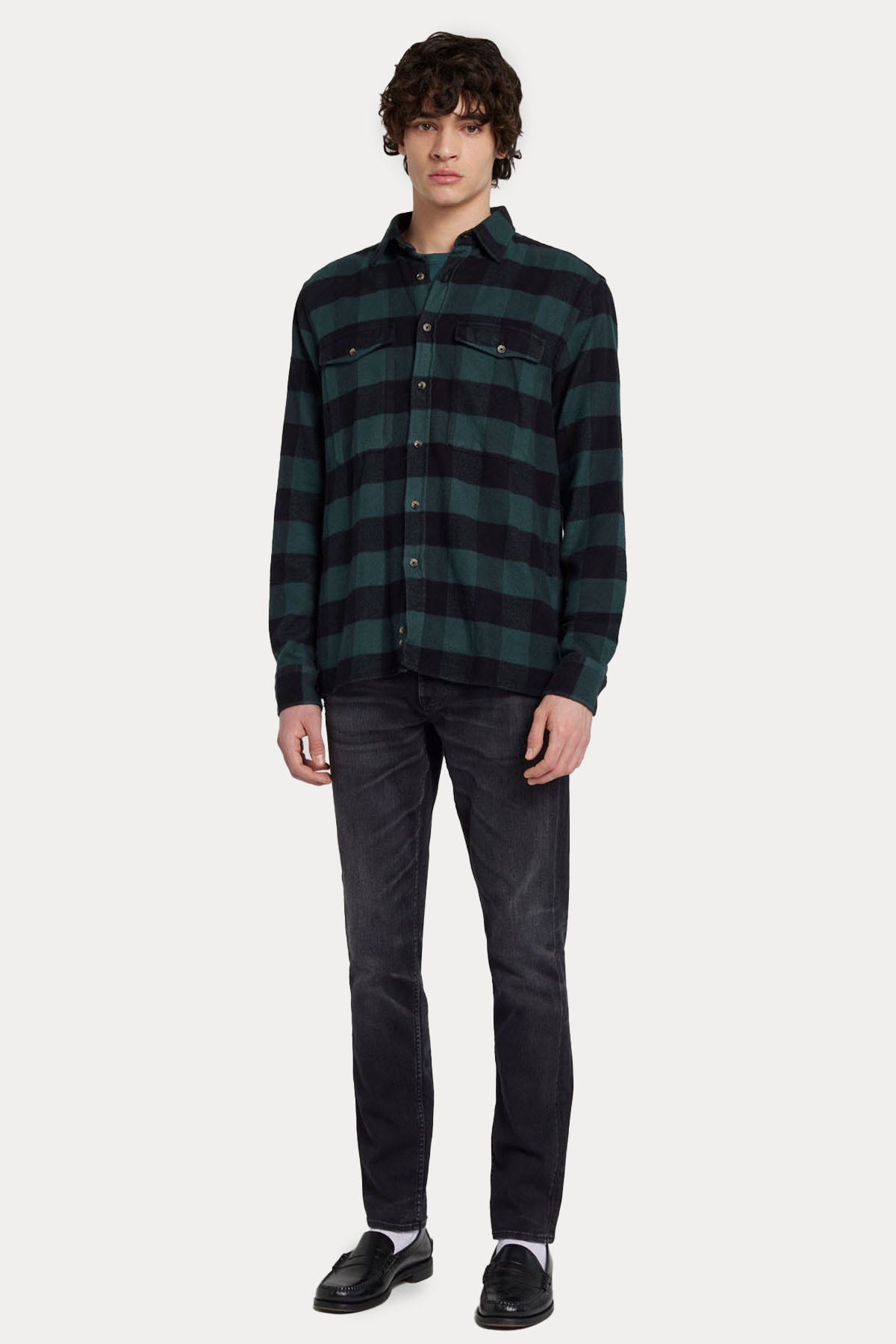 7 For All Mankind Paxtyn Skinny Fit Streç Yıkanmış Jeans-Libas Trendy Fashion Store