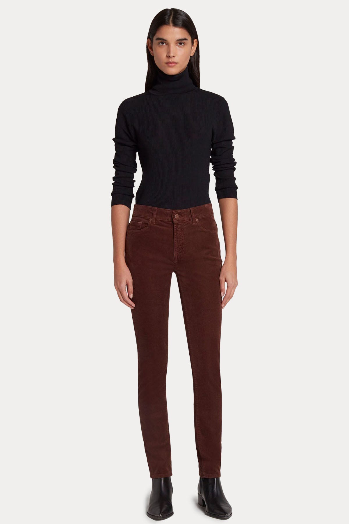 7 For All Mankind Roxanne Slim Fit Fitilli Kadife Pantolon-Libas Trendy Fashion Store