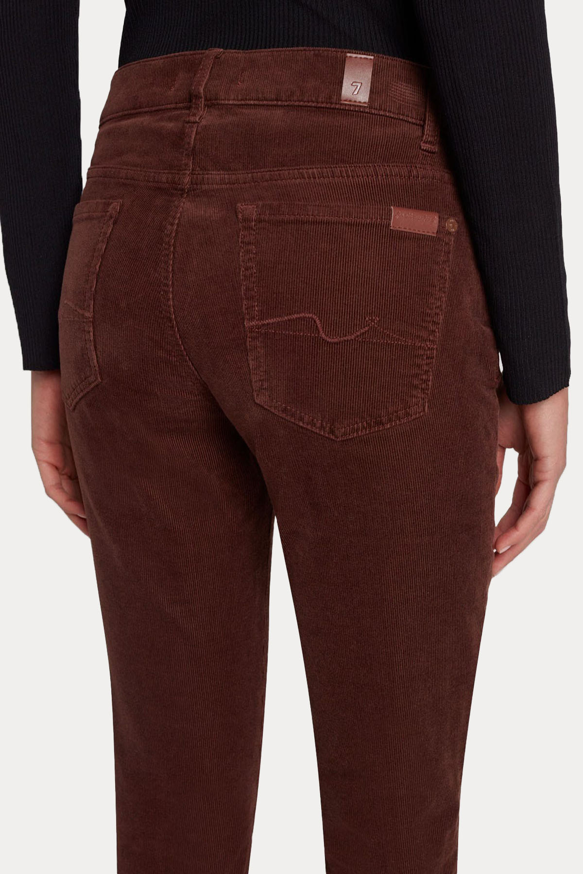 7 For All Mankind Roxanne Slim Fit Fitilli Kadife Pantolon-Libas Trendy Fashion Store